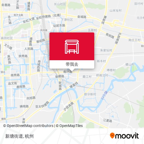 新塘街道地图