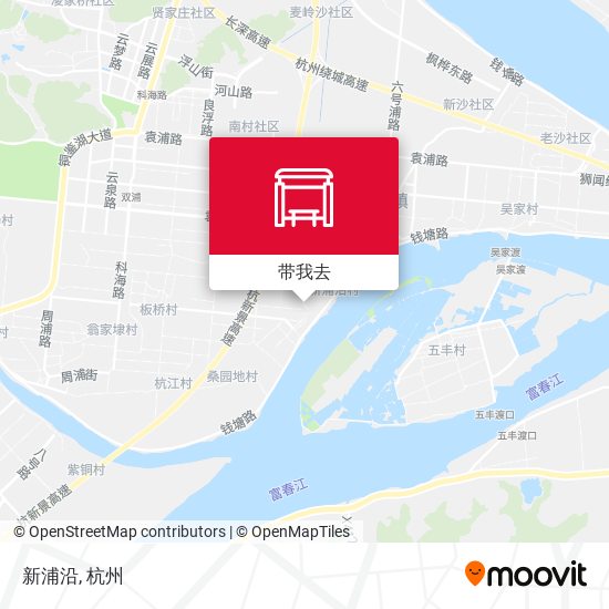 新浦沿地图