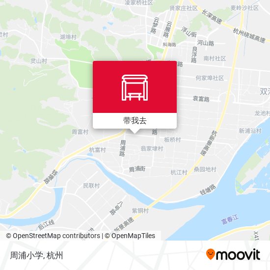 周浦小学地图