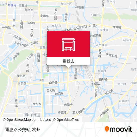 通惠路公交站地图