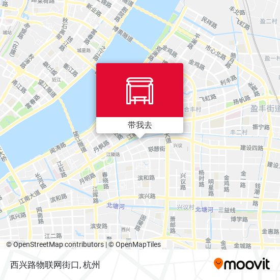 西兴路物联网街口地图