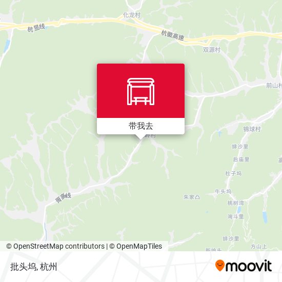 批头坞地图