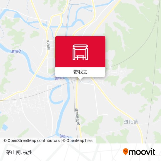 茅山闸地图