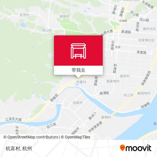 杭富村地图