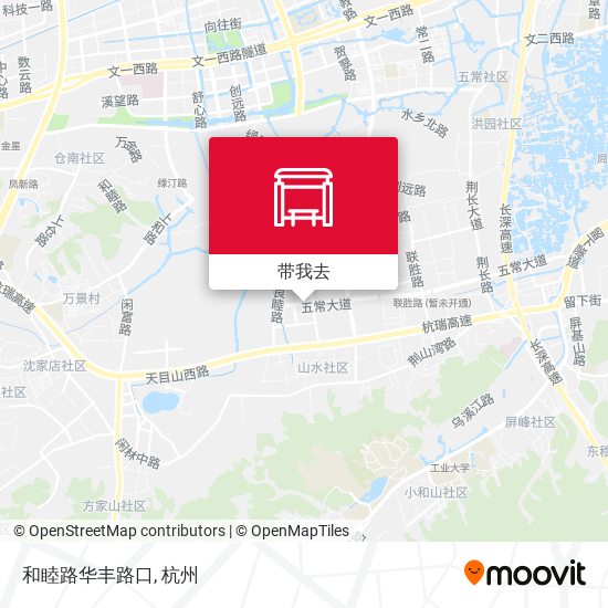 和睦路华丰路口地图