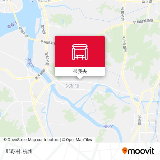 郎彭村地图
