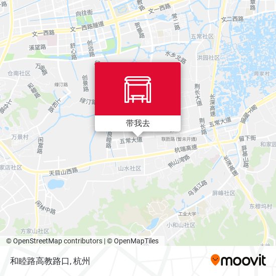 和睦路高教路口地图