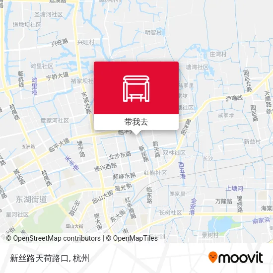 新丝路天荷路口地图