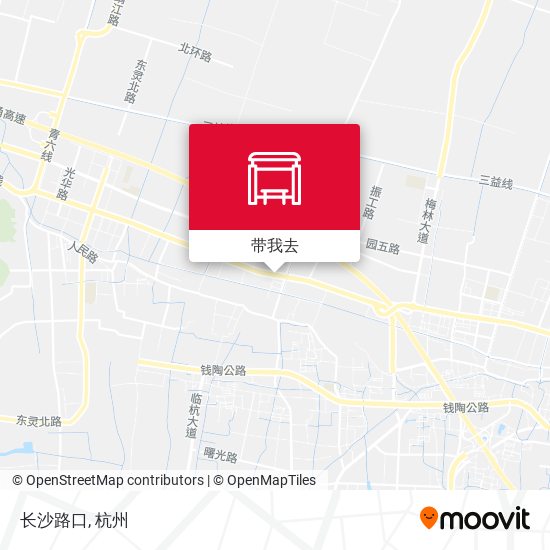 长沙路口地图