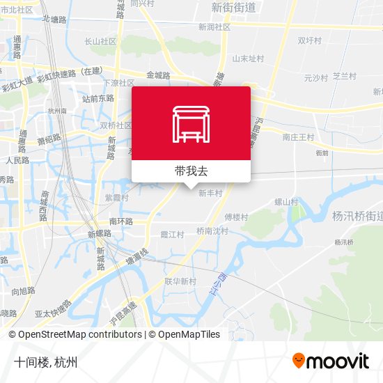 十间楼地图