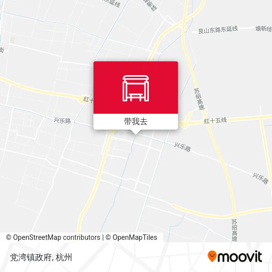 党湾镇政府地图