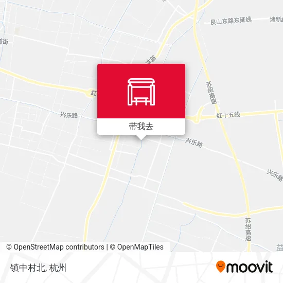 镇中村北地图