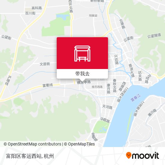 富阳区客运西站地图