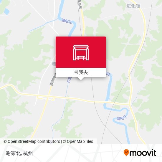 谢家北地图