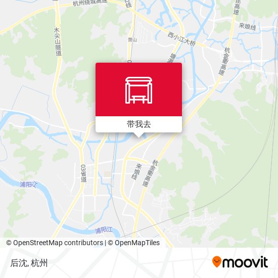 后沈地图