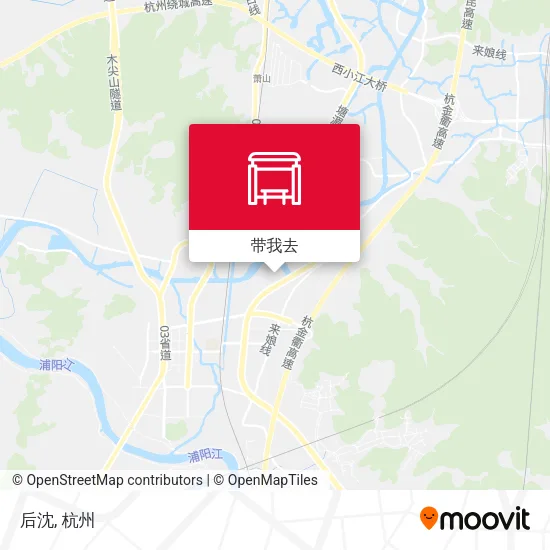 后沈地图