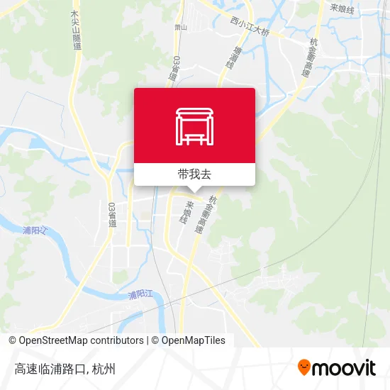高速临浦路口地图