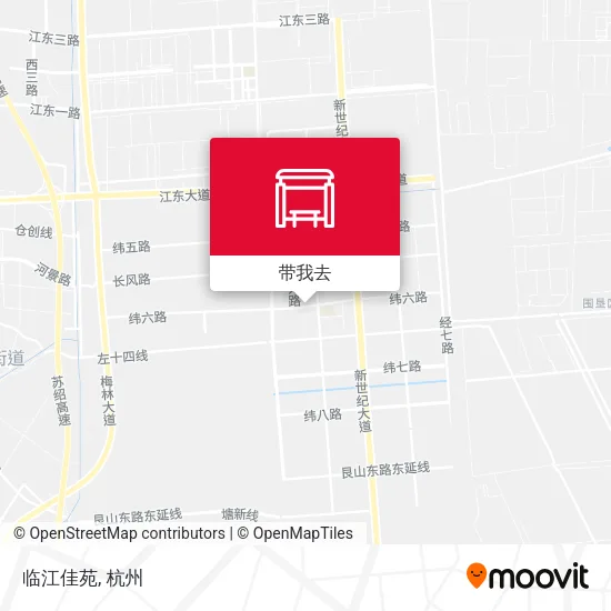 临江佳苑地图