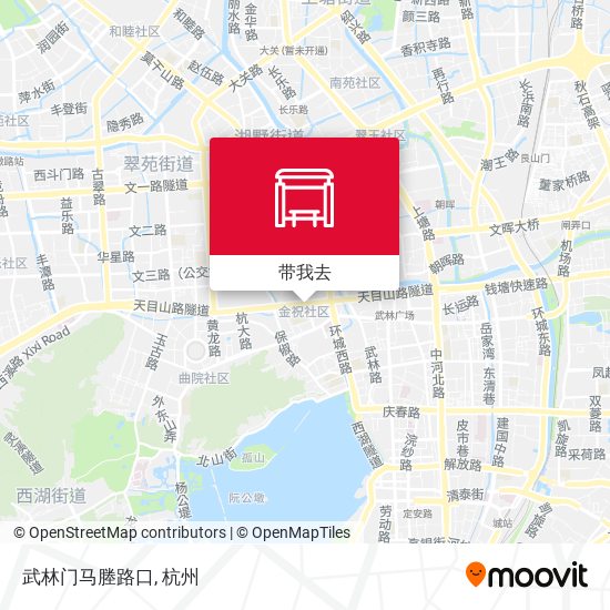 武林门马塍路口地图