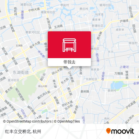 红丰立交桥北地图