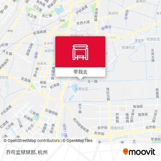 乔司监狱狱部地图