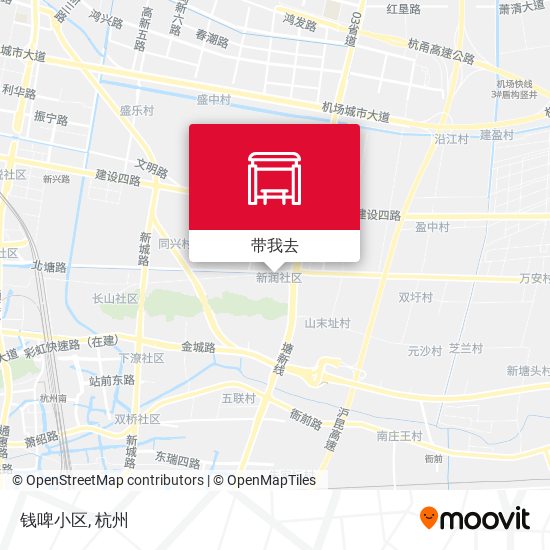 钱啤小区地图