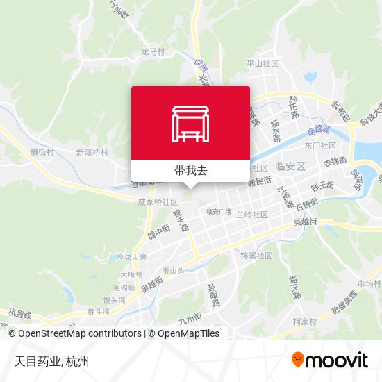 天目药业地图