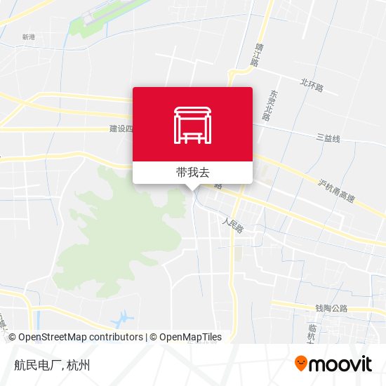 航民电厂地图