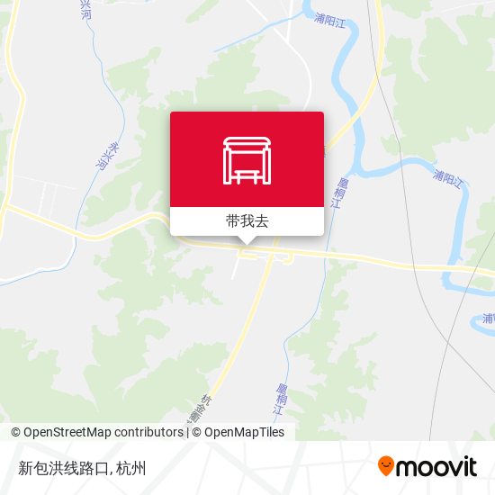 新包洪线路口地图