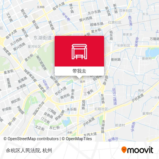余杭区人民法院地图