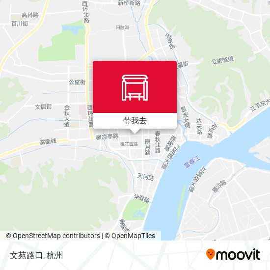 文苑路口地图