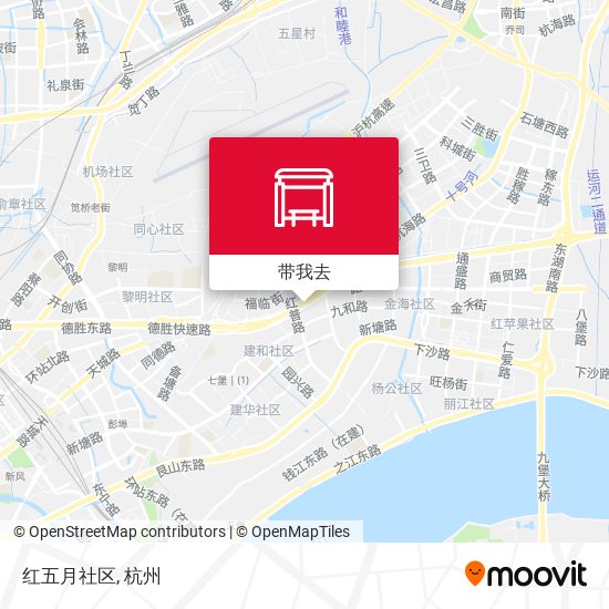 红五月社区地图