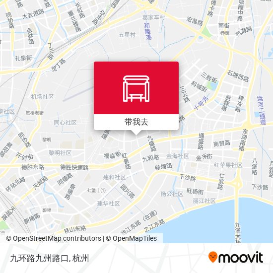 九环路九州路口地图