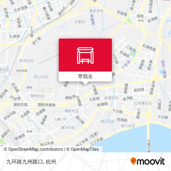 九环路九州路口地图