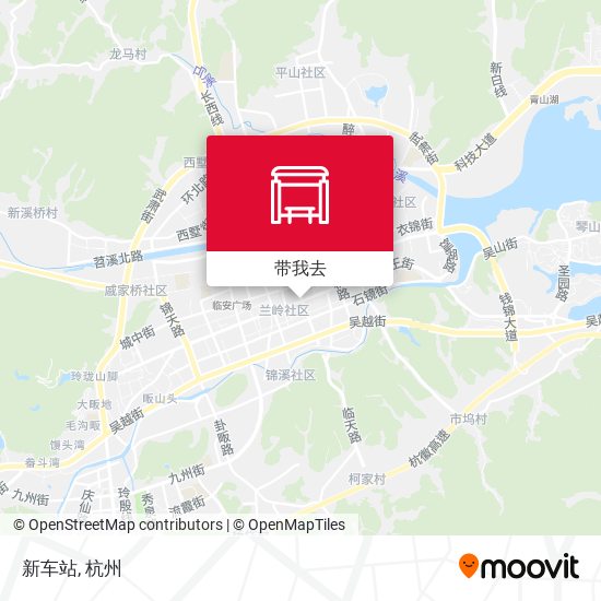 新车站地图