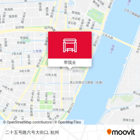 二十五号路六号大街口地图