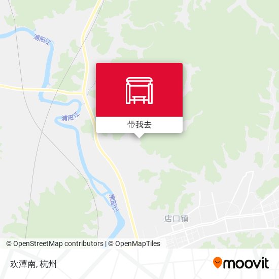 欢潭南地图