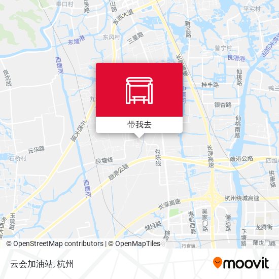 云会加油站地图