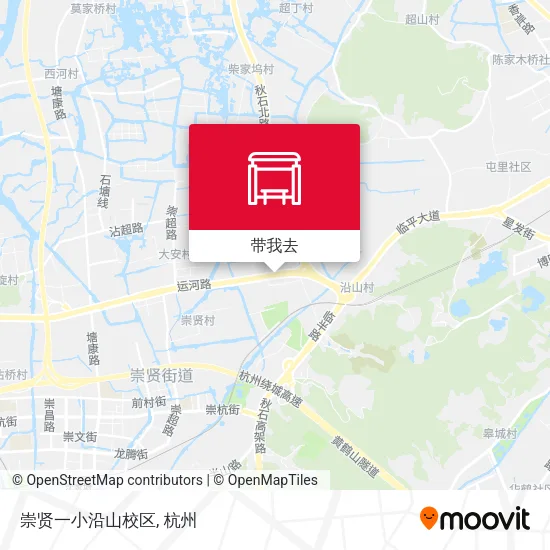 崇贤一小沿山校区地图