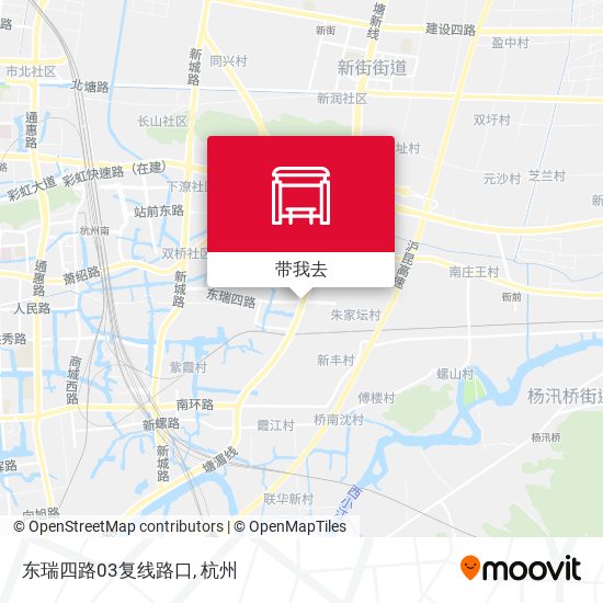 东瑞四路03复线路口地图