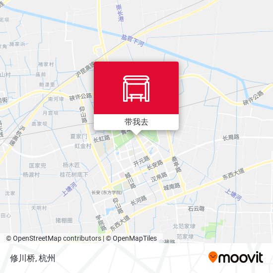 修川桥地图
