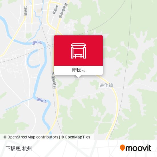 下坂底地图