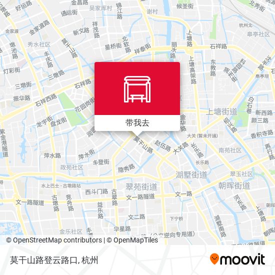 莫干山路登云路口地图