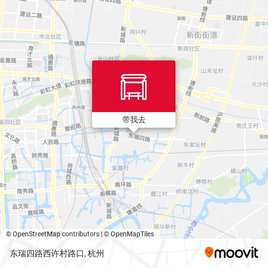 东瑞四路西许村路口地图