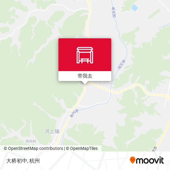 大桥初中地图