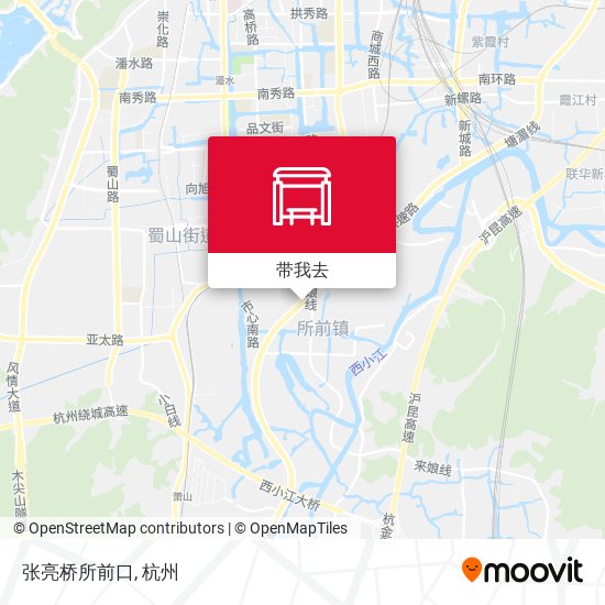 张亮桥所前口地图