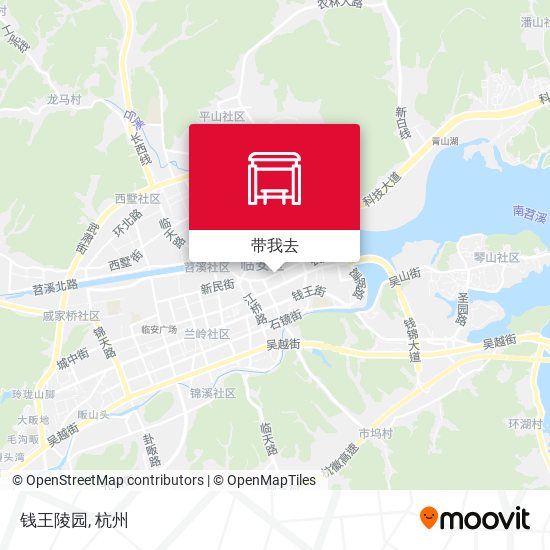 钱王陵园地图
