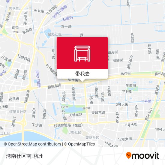 湾南社区南地图