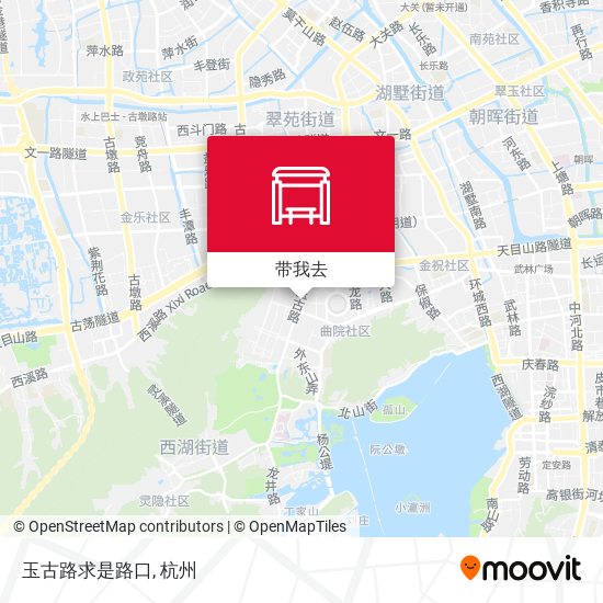玉古路求是路口地图
