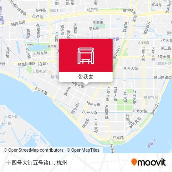 十四号大街五号路口地图